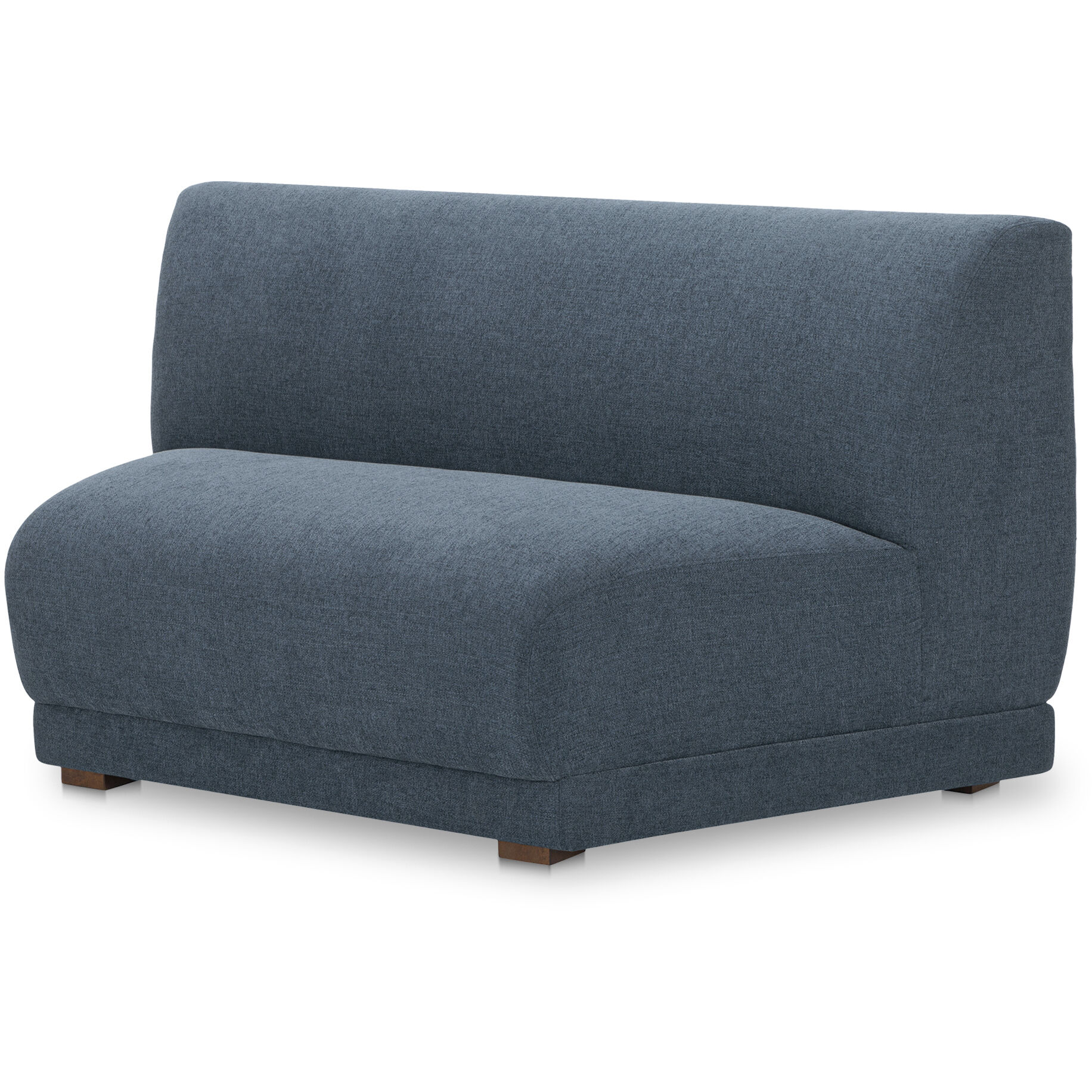 Fraser Blue Slipper Chair, Wedge